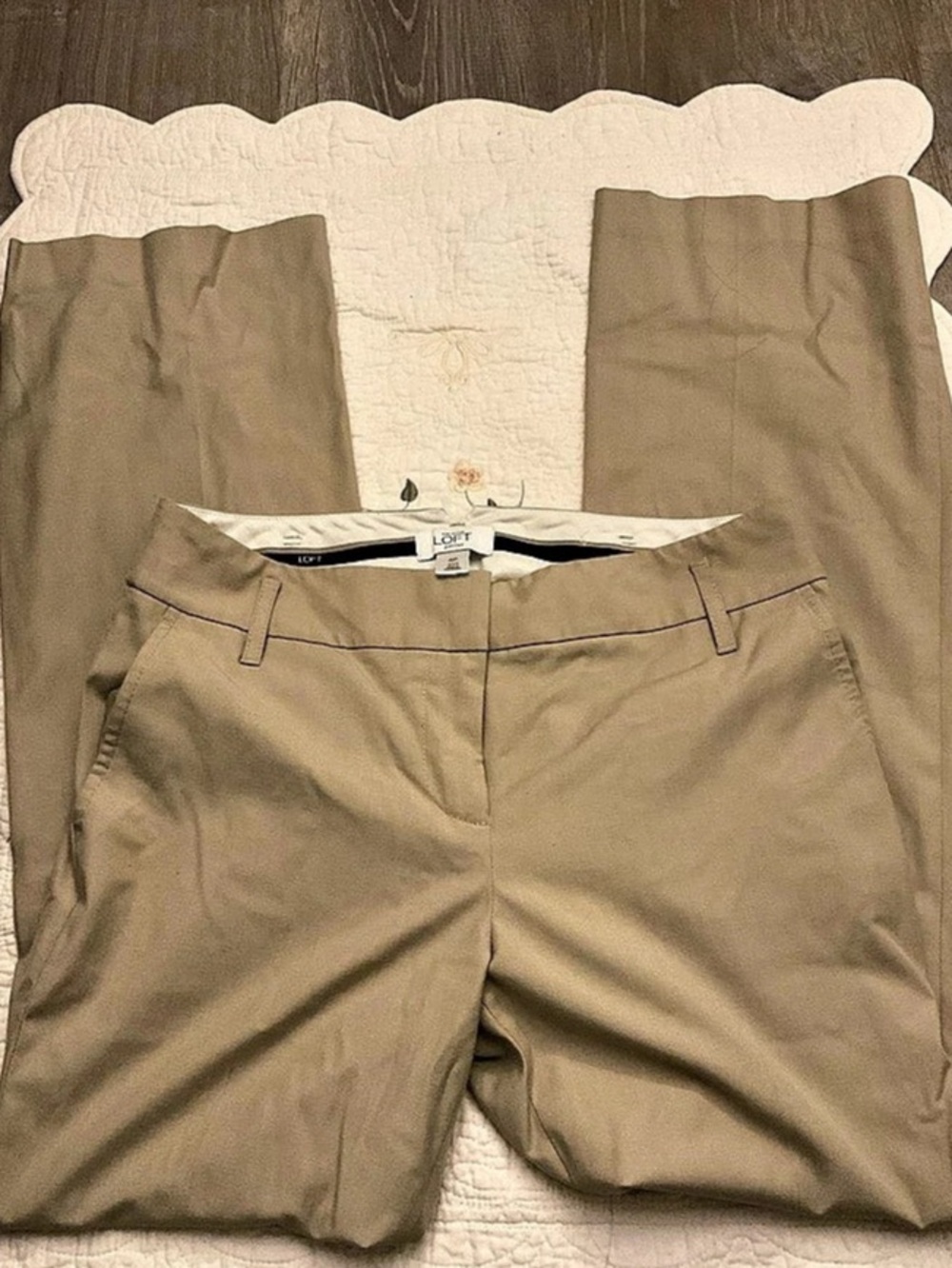 LOFT low-rise dress pants